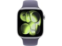 Смарт-годинник Apple Watch Series 11 GPS + Cellular 42mm Silver Alu. Case w. Purple Fog S. Band - M/L (MF8J4) - мініатюра 2