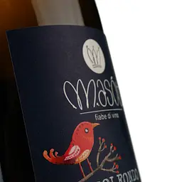 Ігристе вино Masot Colfondo, біле, нон-дозаж, 11%, 0,75 л - мініатюра 3