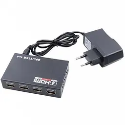 HDMI розгалужувач на 4 порти, спліттер для відеосигналу - мініатюра 3