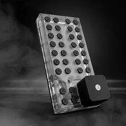 Резервуар для СРО Ekwb EK-QuantumX Loophole Distroplate D5 PWM - Black (3831109908440) (3831109908440) - мініатюра 14
