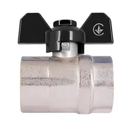 Кран кульовий Thermo Alliance Base 1" ВВ прямий, PN40, метелик SD602W25 - мініатюра 7