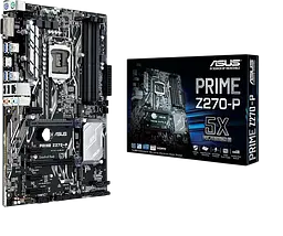 Материнська плата Asus Z270-P Prime rev 1.02 LGA 1151v1 (PRIME Z270-P rev 1.02) Б/В