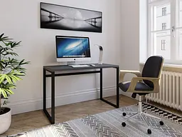Комп'ютерний стіл з масивною товстою стільницею Loft FHX-1 Антрацит