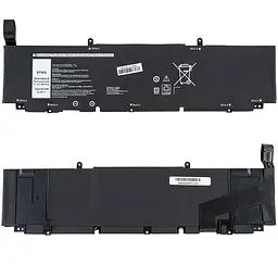 Батарея для ноутбука Dell 01RR3 (Precision: 5750 5760) 11.4V 8071mAh Чорний - мініатюра 2