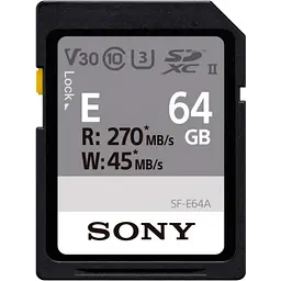 Карта пам'яті Sony SDXC Entry 64GB C10 UHS-II U3 V30 (SFE64A.ET4) [100452]