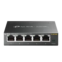 Комутатор TL-SG105E, 5x100/1000 Mb/s, металевий корпус, керований TP-Link teh0028261 - мініатюра 1