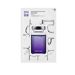Маска тканинна для обличчя Holika Holika Skin Rescue Clinic Mask Sheet Peptide з пептидами