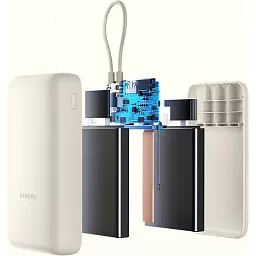 УМБ Xiaomi 20000mAh 33W(Integrated Cable) (BHR8851GL) дубова кора - мініатюра 4