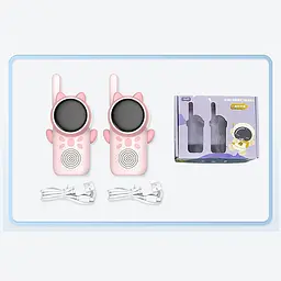 Дитяча рация Walkie Talkie D25 Pink - мініатюра 4