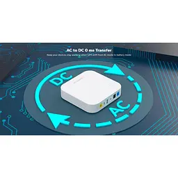 ДБЖ Marsriva DC UPS для роутерів KP4 3xDC+USB+USB-C OUT, 5V/9V/12V 18W 10000 mAh (36Wh) Li-Ion - мініатюра 6