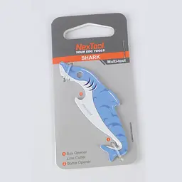 Міні-Мультитул NexTool (KT5521) EDC box cutter Shark Blue, Синій - мініатюра 6