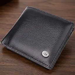 Чоловіче шкіряне портмоне із затискачем ST Leather 22485 чорний - мініатюра 1