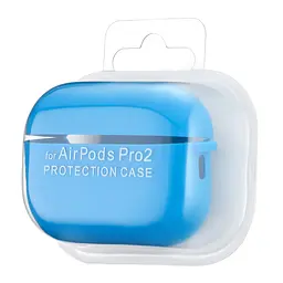 Чохол Silicone Case 2,5mm with microfiber for AirPods Pro 2 Wave Blue - мініатюра 2