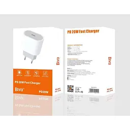 Зарядний пристрій Biva HC-18 20W Type-C Charger White - мініатюра 2
