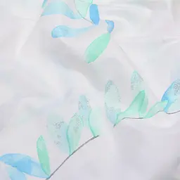 Бортики в дитяче ліжечко 30x120 MINT LEAVES, білий (WeltBed_FoliageMint_White_30x120) - мініатюра 5