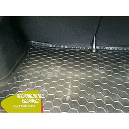 Автомобільний килимок у багажник Nissan Sentra 2015- Гумо - пластик - мініатюра 4