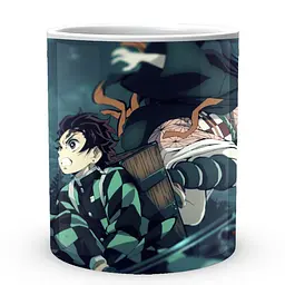 Кухоль GeekLand Kimetsu no Yaiba Клинок, який знищує демонів Танджиро Незуко KY 002.04 330 мл білий - мініатюра 2
