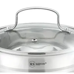 Каструля з кришкою Rainstahl RS-CS-2119-24 24 см 6.5 л сріблястий - мініатюра 3