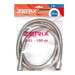 Шланг для душу Zerix Chr.Z-01 150 см ZX0198, Хром