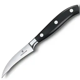 Кухонный нож Victorinox Grand Maitre Shaping 8см изогн. с черн. ручкой в ​​подар.