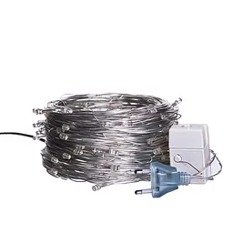 Новорічна гірлянда кімнатна нитка GarlandoPro 22 м 220 LED білий провід Жовте світло W220LED22MWY - мініатюра 4