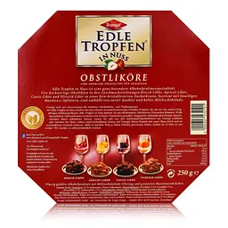 Шоколадні цукерки Trumpf Edle Tropfen in Nuss ObstLikore з фруктовими лікерами 250г - мініатюра 6