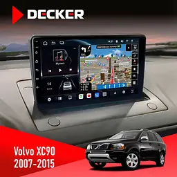 Штатна магнітола Volvo XC90 2007-2015 Decker D9-011 4x64, DSP, 4G, 360 Decker (НФ-00006681)