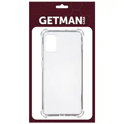TPU чохол GETMAN Ease logo посилені кути для Samsung Galaxy A71 Безбарвний (прозорий) - мініатюра 2