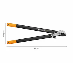 Великий контактний сучкоріз Fiskars PowerGear (L) L77 112580 (1000583) - мініатюра 2