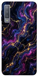 TPU чохол Demsky Purple space marble для Samsung A750 Galaxy A7 (2018)