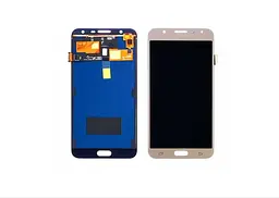 Дисплей для Samsung J701 Galaxy J7 Neo із золотистим тачскрином із регульованою підсвіткою