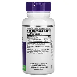 Екстракт гінкго білоба Natrol Ginkgo Biloba 120 mg, 60 капсул - мініатюра 2