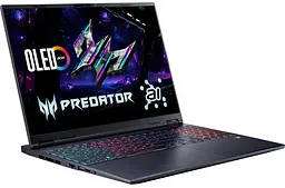 Acer Ноутбук Acer Predator Helios Neo 16S PHN16S-I51 16" OLED, Intel U9-386H, 64GB, F2TB, NVD5060-8, Lin, чорний - мініатюра 2