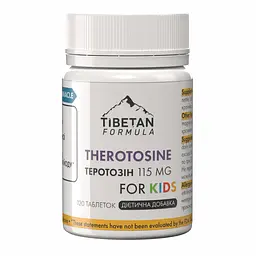 Капсули Tibetan Formula Теротозин дитячий для щитовидної залози 120 капсул
