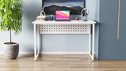 Комп'ютерний стіл Ferrum-decor Майк 75x120x60 білий ДСП Білий 16мм (FRD-101307) - мініатюра 5