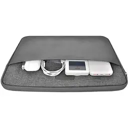 Сумка для ноутбука Wiwu Minimalist Laptop Sleeve 16'' Grey - мініатюра 5
