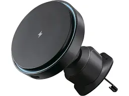 Автотримач з бездротовою зарядкою Proove Light Circle 15W Black (WHLC15010001)