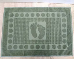 Турецький рушник для ніг Zeron 50х70 Green щільність 750 г/м2