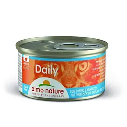 Консервований корм Almo Nature Daily Menu Cat Мус з тунцем та тріскою для кішок (85 гр.)