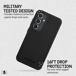 Протиударний чохол для Samsung Galaxy S24/S25 Pelican Protector Carbon Fiber S921/SM-S931 аналог OtterBox Symmetry - мініатюра 9