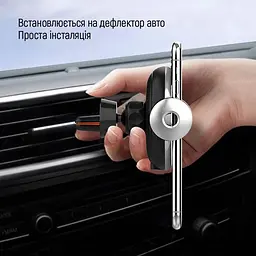 Бездротовий автомобільний зарядний пристрій ColorWay AutoSense Car Wireless Charger 2 10W Black (CW-CHAW035Q-BK) - мініатюра 8