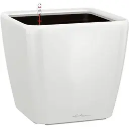 Вазон Lechuza Quadro Premium LS, 32 л, білий (16180)