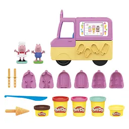 Ігровий набір для творчості з пластиліном Play-Doh Машинка з морозивом Свинки Пеппи (F3597) - мініатюра 3