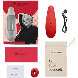 Стимулятор Womanizer Marilyn Monroe (Vivid Red) - мініатюра 5