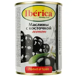 Маслини Iberica econom з кісточкою 280 г