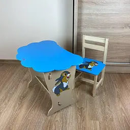 Дитячий письмовий столик та стільчик кришка Хмарка - мініатюра 8