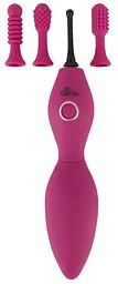 Кліторальний вібратор Sweet Smile Spot Vibrator With 3 Tips 17.9 см рожевий - мініатюра 7