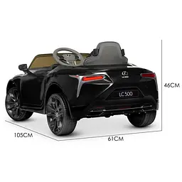 Дитячий електричний автомобіль Bambi 12V одномісний до 30 кг Чорний (DE-169-E-22) - мініатюра 6