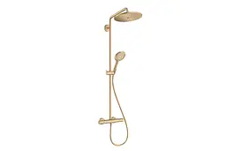 Душова система з термостатом Hansgrohe Croma Select S Showerpipe 280 1jet EcoSmart BR brushed bronze 26891140