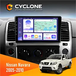 Штатна магнітола Nissan Navara (D40), Pathfinder (R51) 2005-2010 Nav Cyclone C9-011 4x64, DSP Cyclone (НФ-00008920)